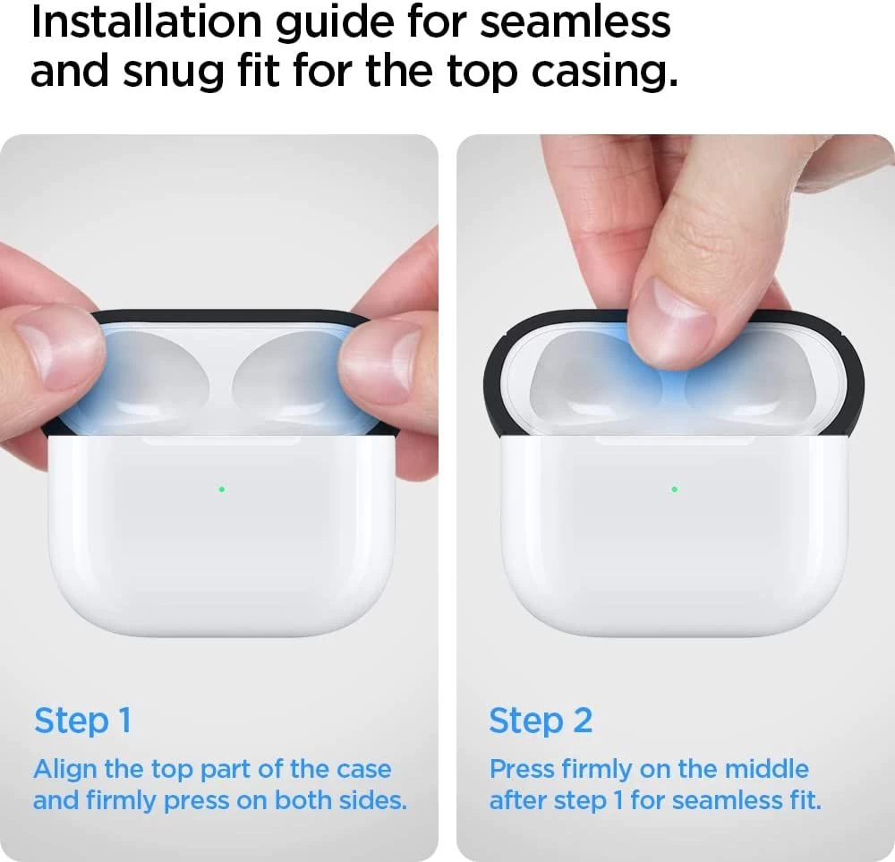Apple AirPods 3 kaaned sinine SPIGEN Silicon Fit