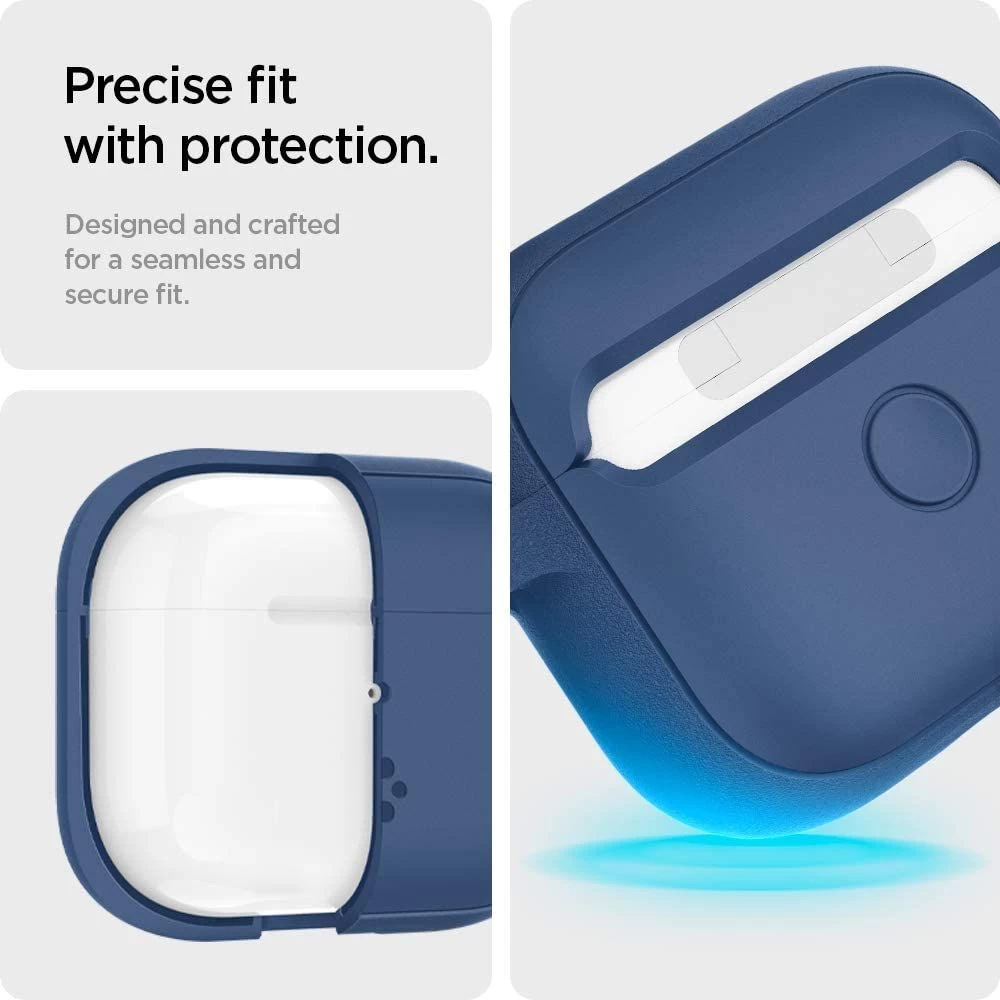 Apple AirPods 3 kaaned sinine SPIGEN Silicon Fit