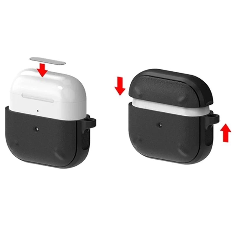 Apple AirPods 3 dėklas Juoda RINGKE Onyx Airpods