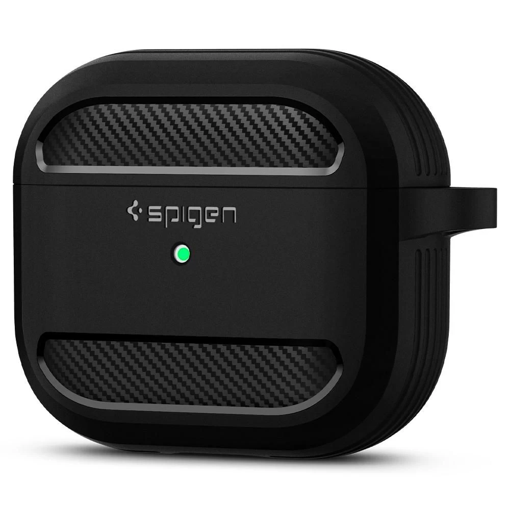 Apple AirPods 3 dėklas Juoda SPIGEN Rugged Armor