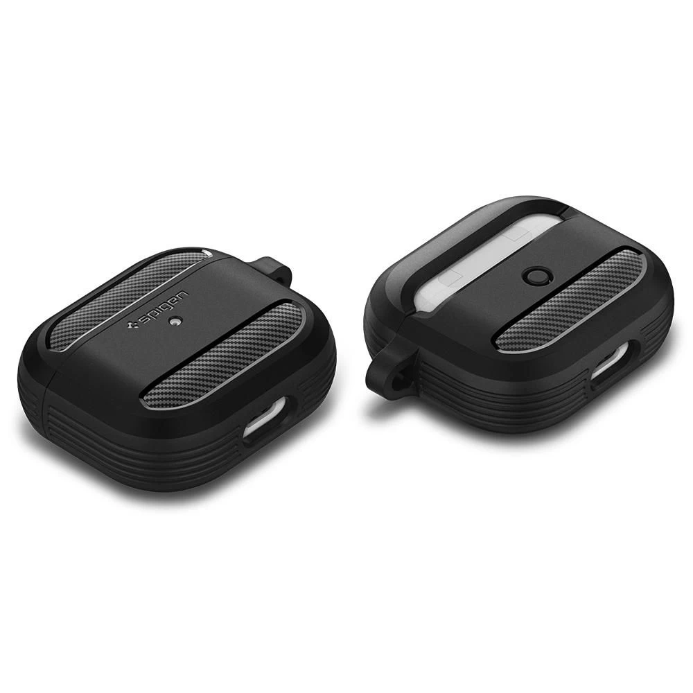 Apple AirPods 3 dėklas Juoda SPIGEN Rugged Armor