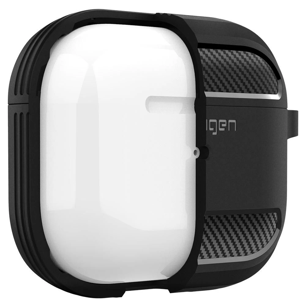 Apple AirPods 3 dėklas Juoda SPIGEN Rugged Armor