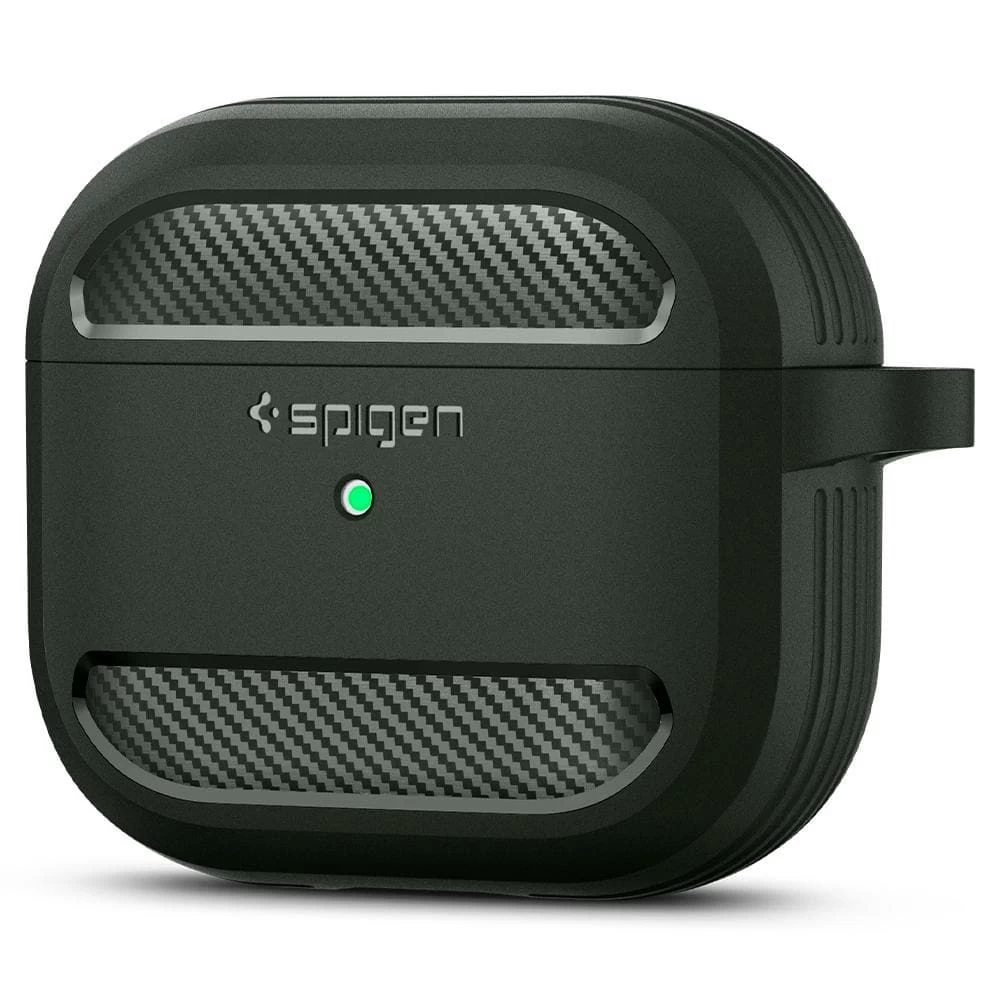 Apple AirPods 3 dėklas žalia SPIGEN Rugged Armor