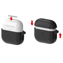 Apple AirPods 3 dėklas Juoda RINGKE Onyx Airpods