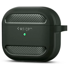 Apple AirPods 3 dėklas žalia SPIGEN Rugged Armor 