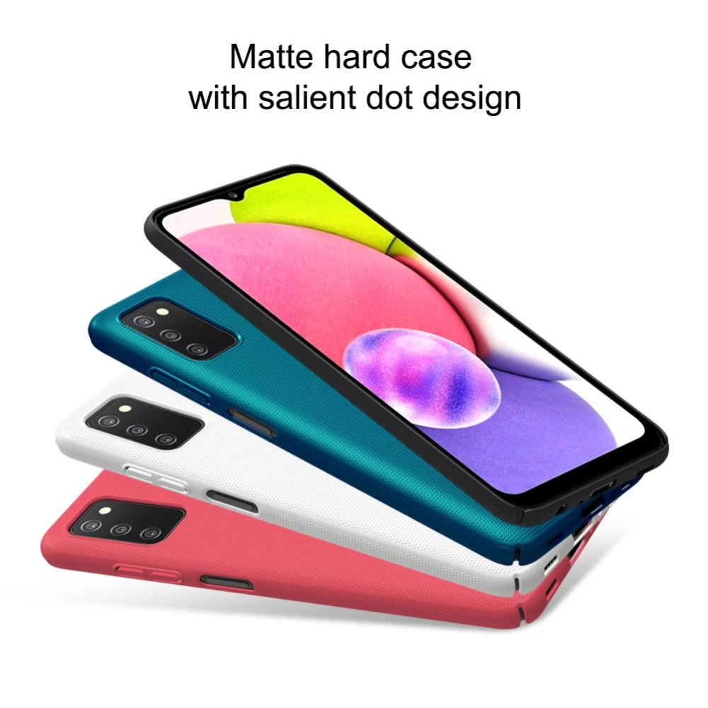 Samsung Galaxy A03S case white Nillkin Super Frosted Shield 