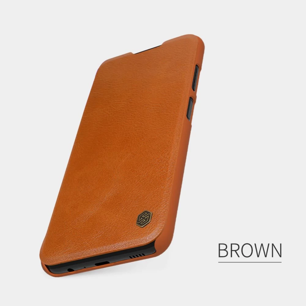 Samsung Galaxy A03S case black Nillkin Qin Leather 