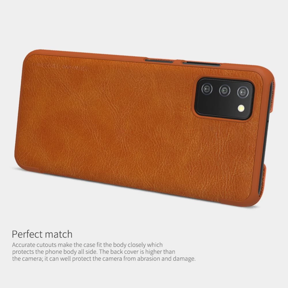 Samsung Galaxy A03S case red Nillkin Qin Leather 