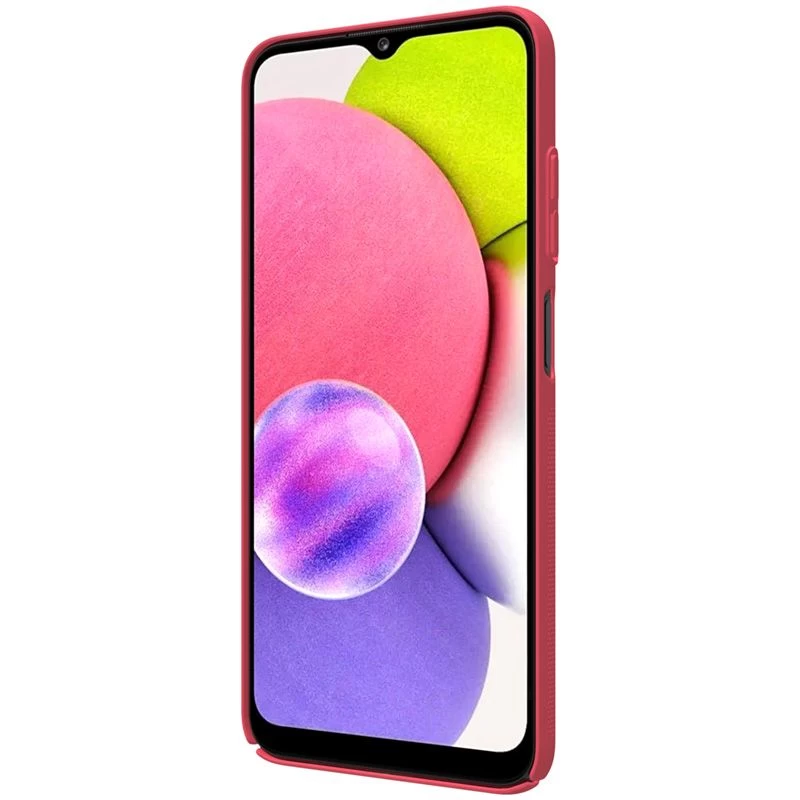 Samsung Galaxy A03S case red Nillkin Super Frosted Shield