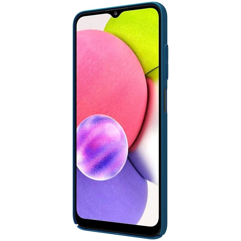 Samsung Galaxy A03S case blue Nillkin Super Frosted Shield