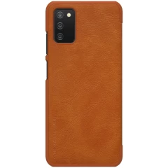 Samsung Galaxy A03S case brown Nillkin Qin Leather 
