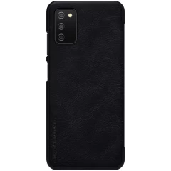 Samsung Galaxy A03S case black Nillkin Qin Leather 