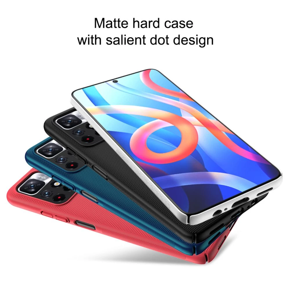 Xiaomi Poco M4 Pro 5G case white Nillkin Super Frosted Shield