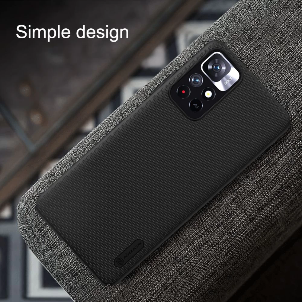 Xiaomi Poco M4 Pro 5G case white Nillkin Super Frosted Shield