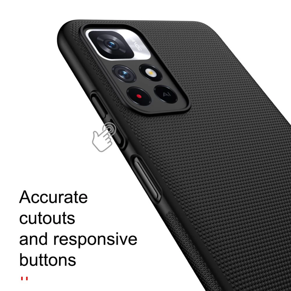 Xiaomi Poco M4 Pro 5G case white Nillkin Super Frosted Shield