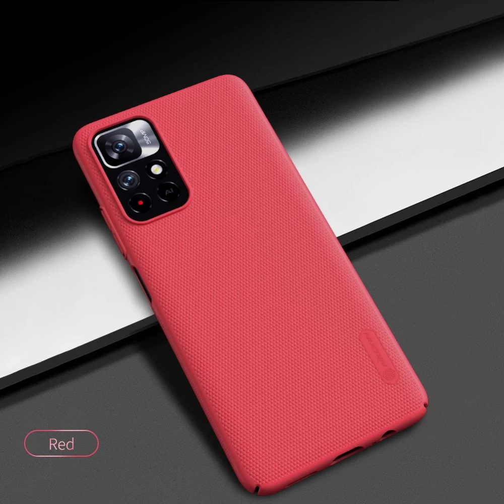 Xiaomi Poco M4 Pro 5G case white Nillkin Super Frosted Shield
