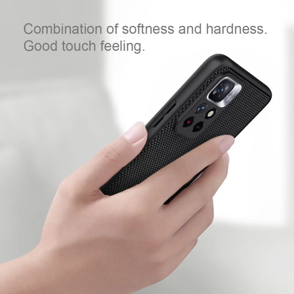 Xiaomi Poco M4 Pro 5G ümbris must Nillkin Textured 