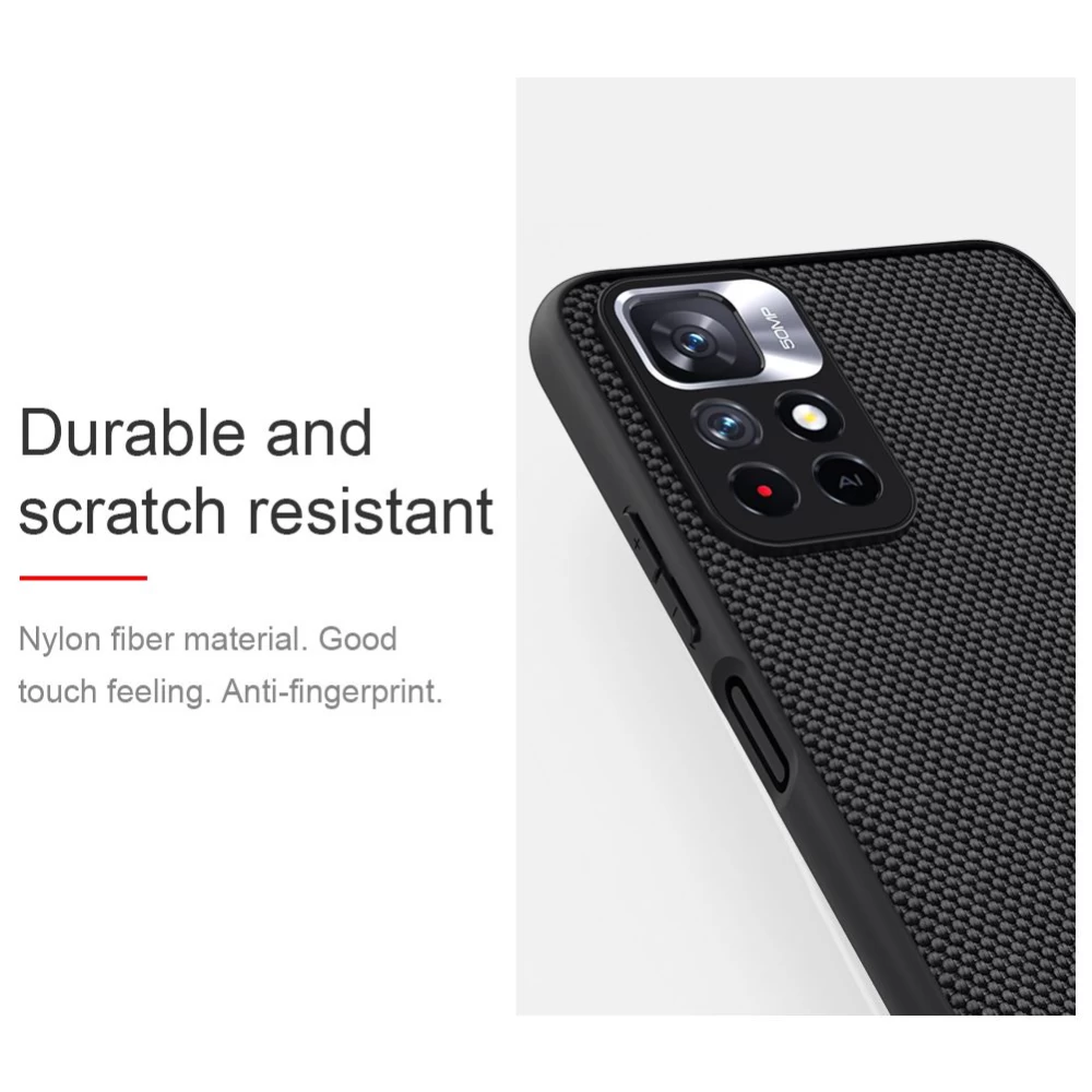 Xiaomi Poco M4 Pro 5G ümbris must Nillkin Textured 