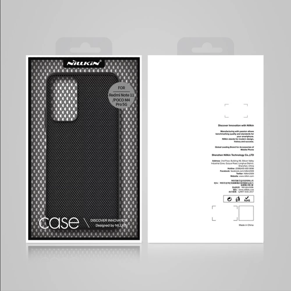 Xiaomi Poco M4 Pro 5G ümbris must Nillkin Textured 
