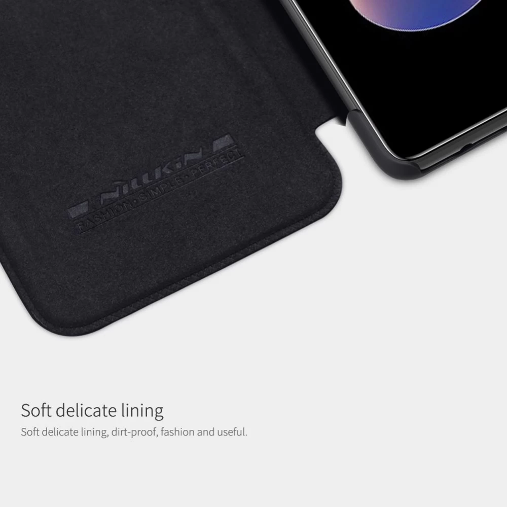 Xiaomi Poco M4 Pro 5G case black Qin Leather