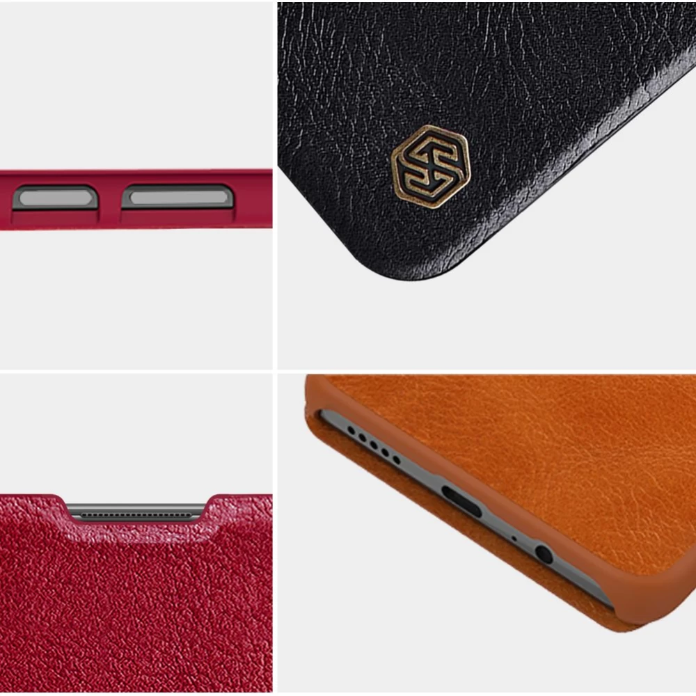Xiaomi Poco M4 Pro 5G case black Qin Leather