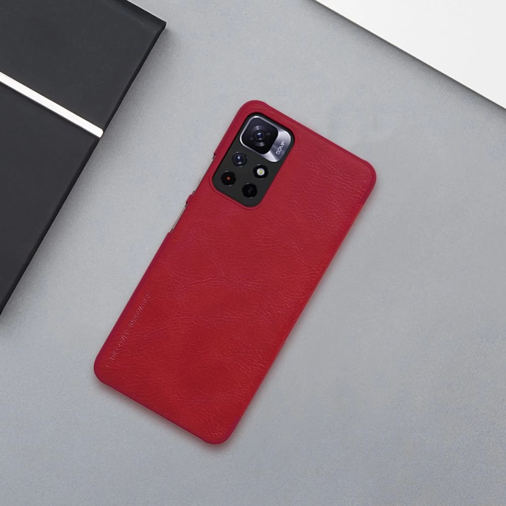 Xiaomi Poco M4 Pro 5G case black Qin Leather