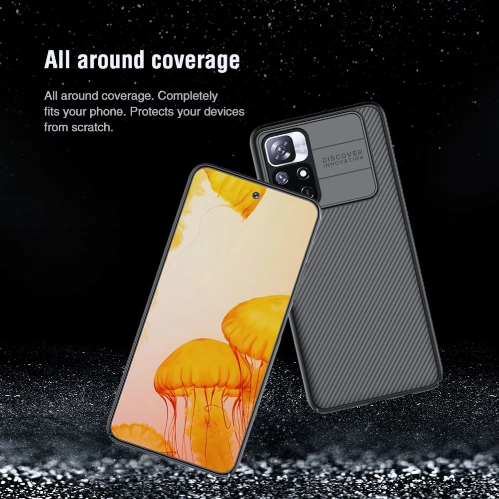 Xiaomi Poco M4 Pro 5G case blue Nillkin CamShield 