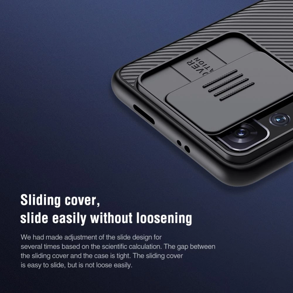 Xiaomi Poco M4 Pro 5G case blue Nillkin CamShield 