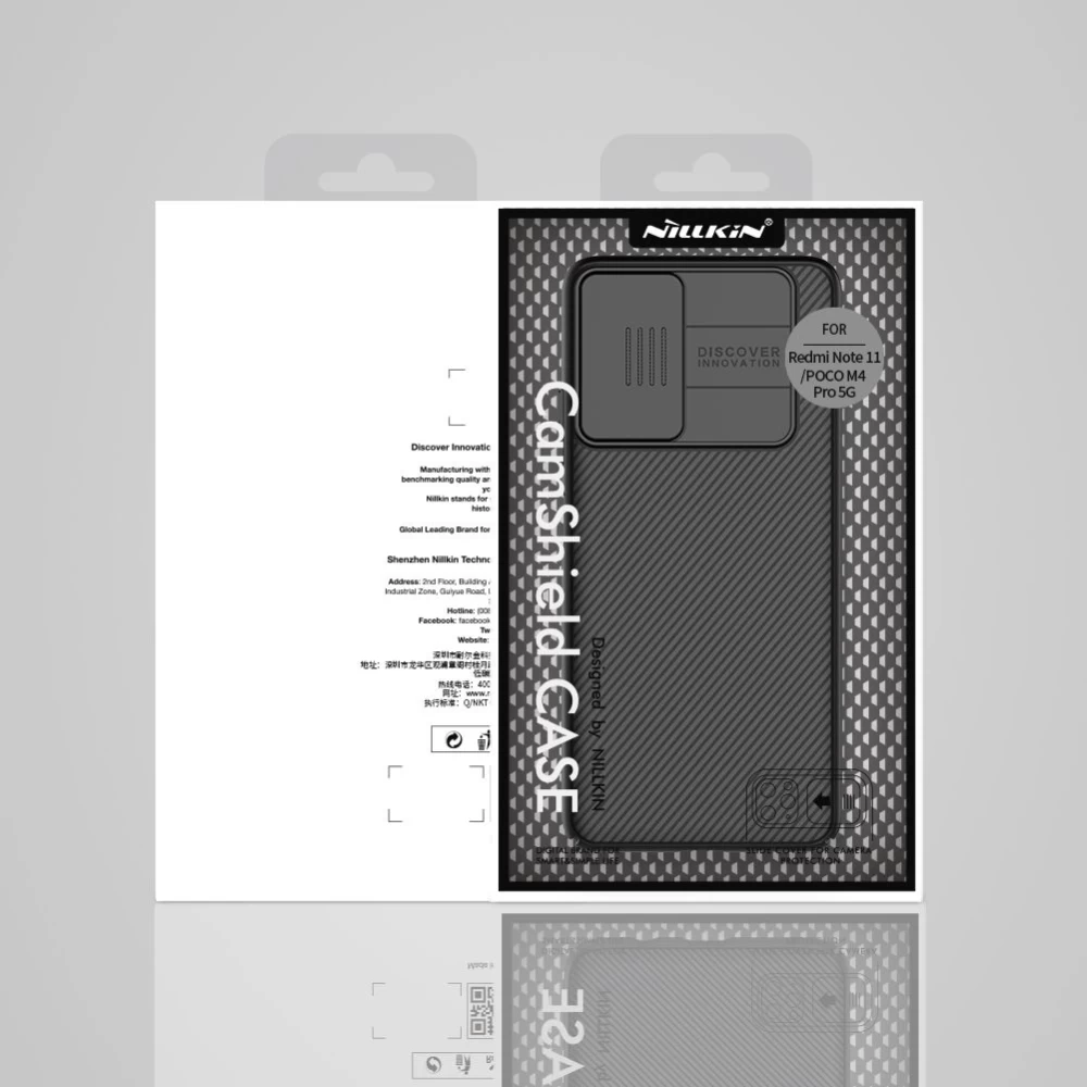 Xiaomi Poco M4 Pro 5G case blue Nillkin CamShield 