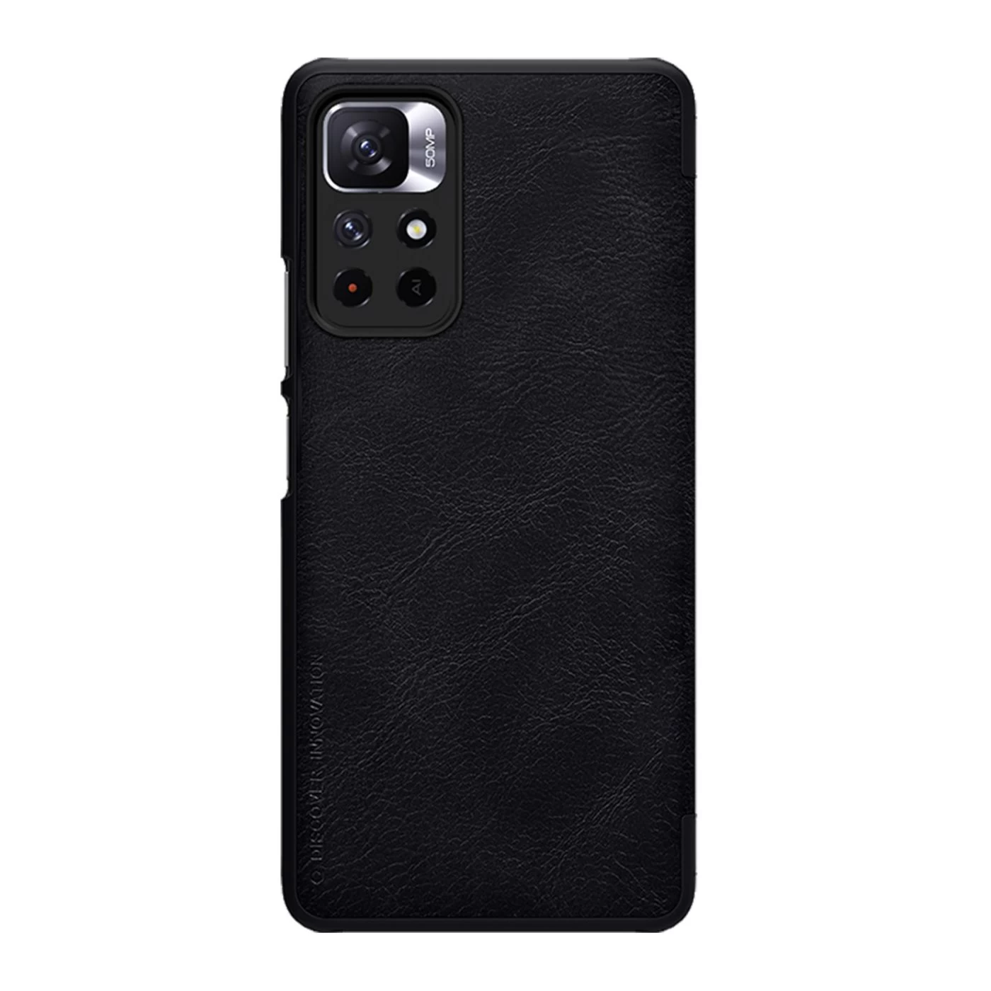 Xiaomi Poco M4 Pro 5G case black Qin Leather