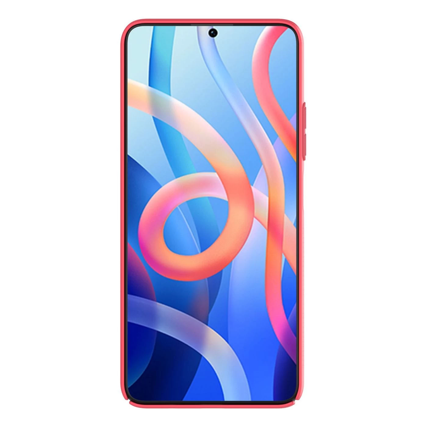 Xiaomi Poco M4 Pro 5G case red Nillkin Super Frosted Shield