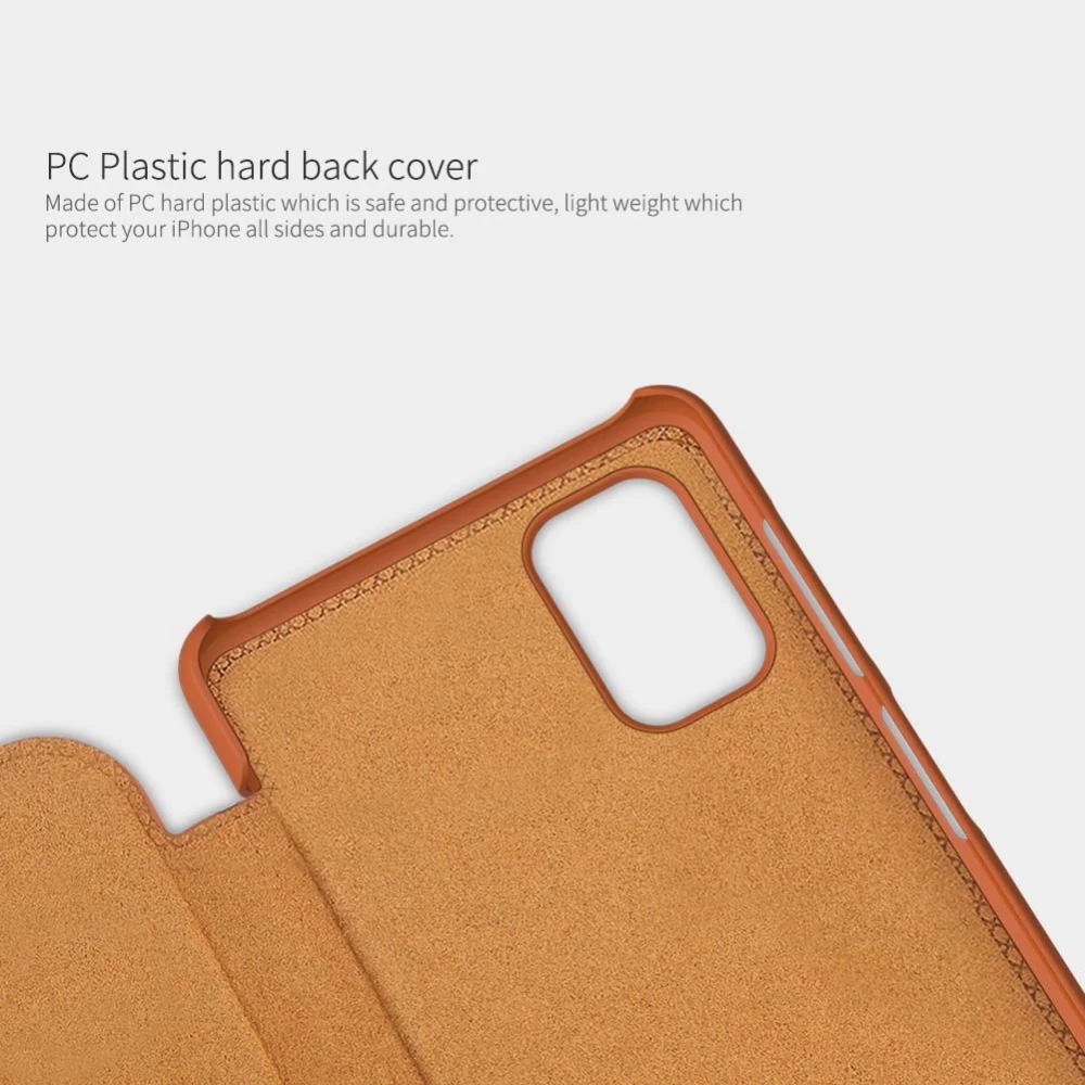 Xiaomi RedMi Note 11 Pro/11 Pro+ kaaned pruun Qin Leather