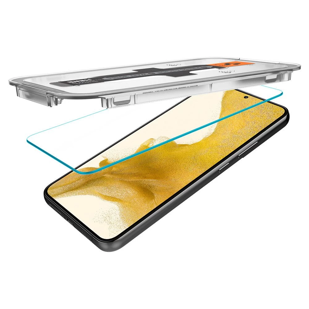 Samsung Galaxy S22 skärmskydd SPIGEN TR EZ FIT Tempered Glass