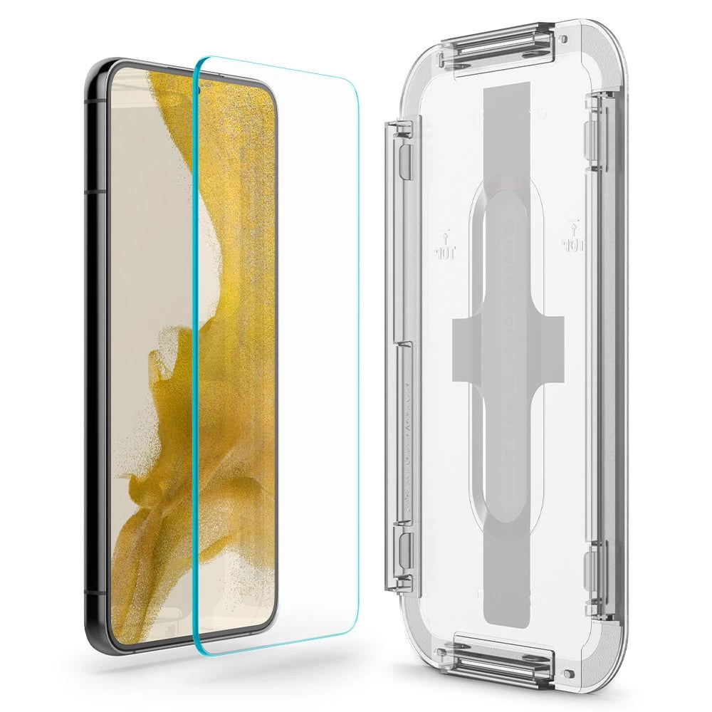 Samsung Galaxy S22 skärmskydd SPIGEN TR EZ FIT Tempered Glass