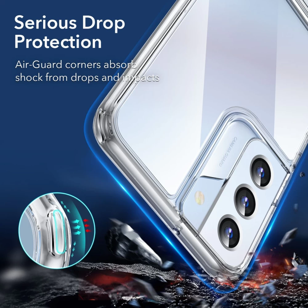 Samsung Galaxy S22 Plus ümbris läbipaistev ESR Air Shield Boost 