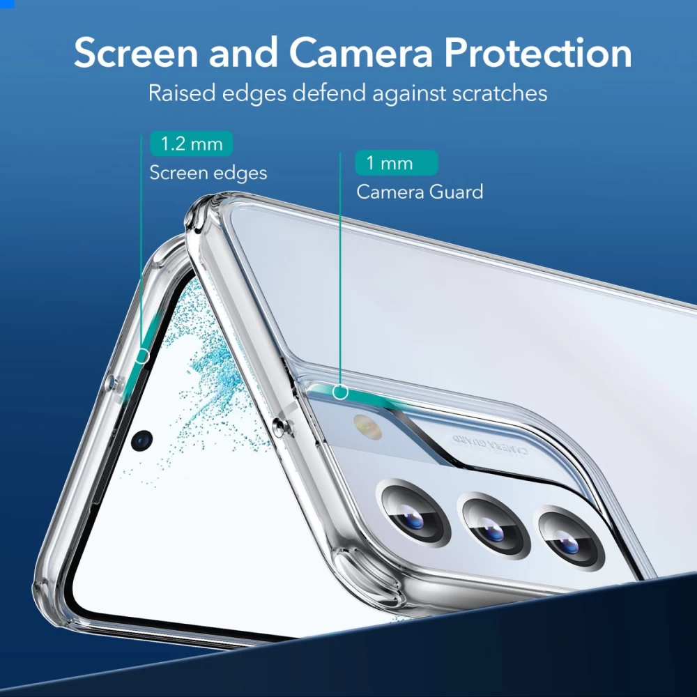Samsung Galaxy S22 Plus ümbris läbipaistev ESR Air Shield Boost 