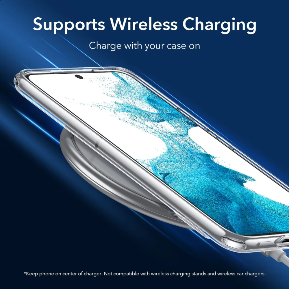 Samsung Galaxy S22 Plus ümbris läbipaistev ESR Air Shield Boost 