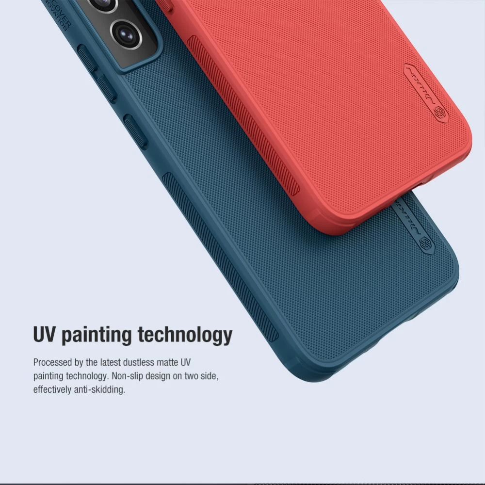 Samsung Galaxy S22 Plus чехол синий Nillkin Super Frosted Shield Pro 