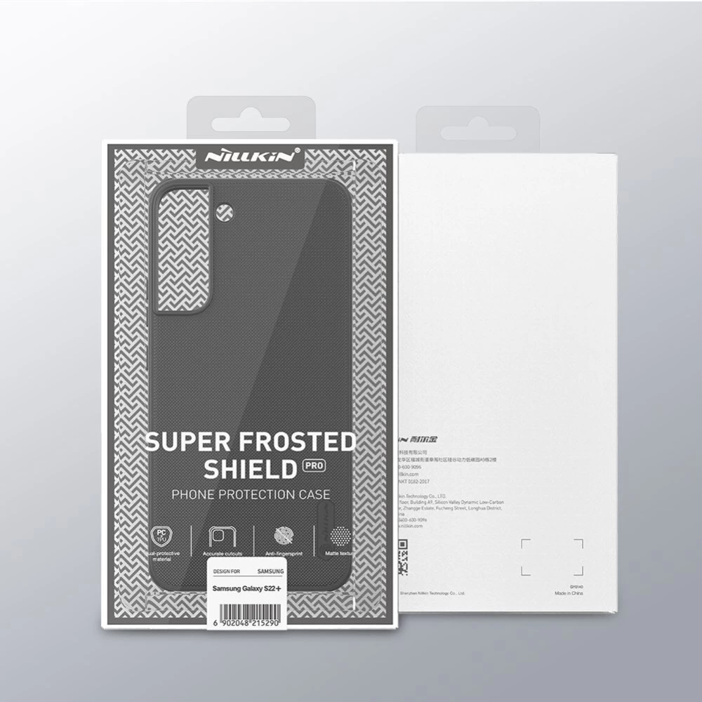 Samsung Galaxy S22 Plus skal blå Nillkin Super Frosted Shield Pro 