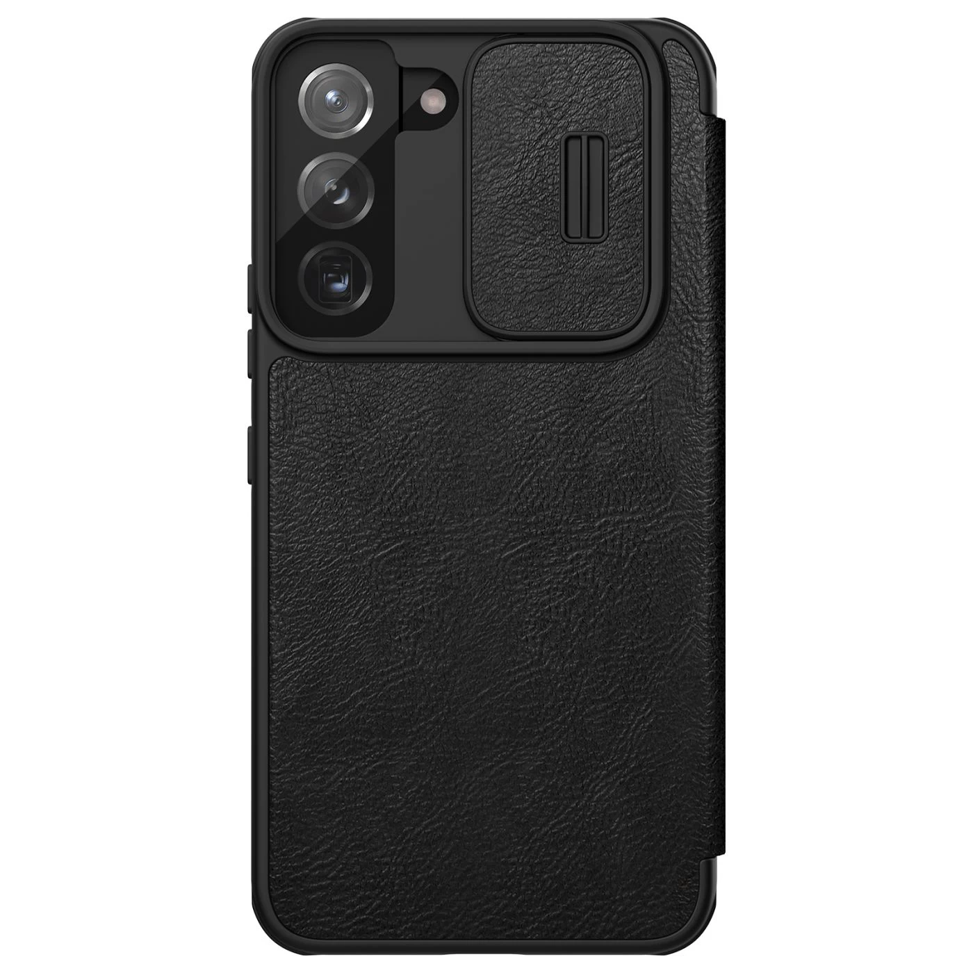 Samsung Galaxy S22 Plus fodral svart Nillkin Qin Leather Pro