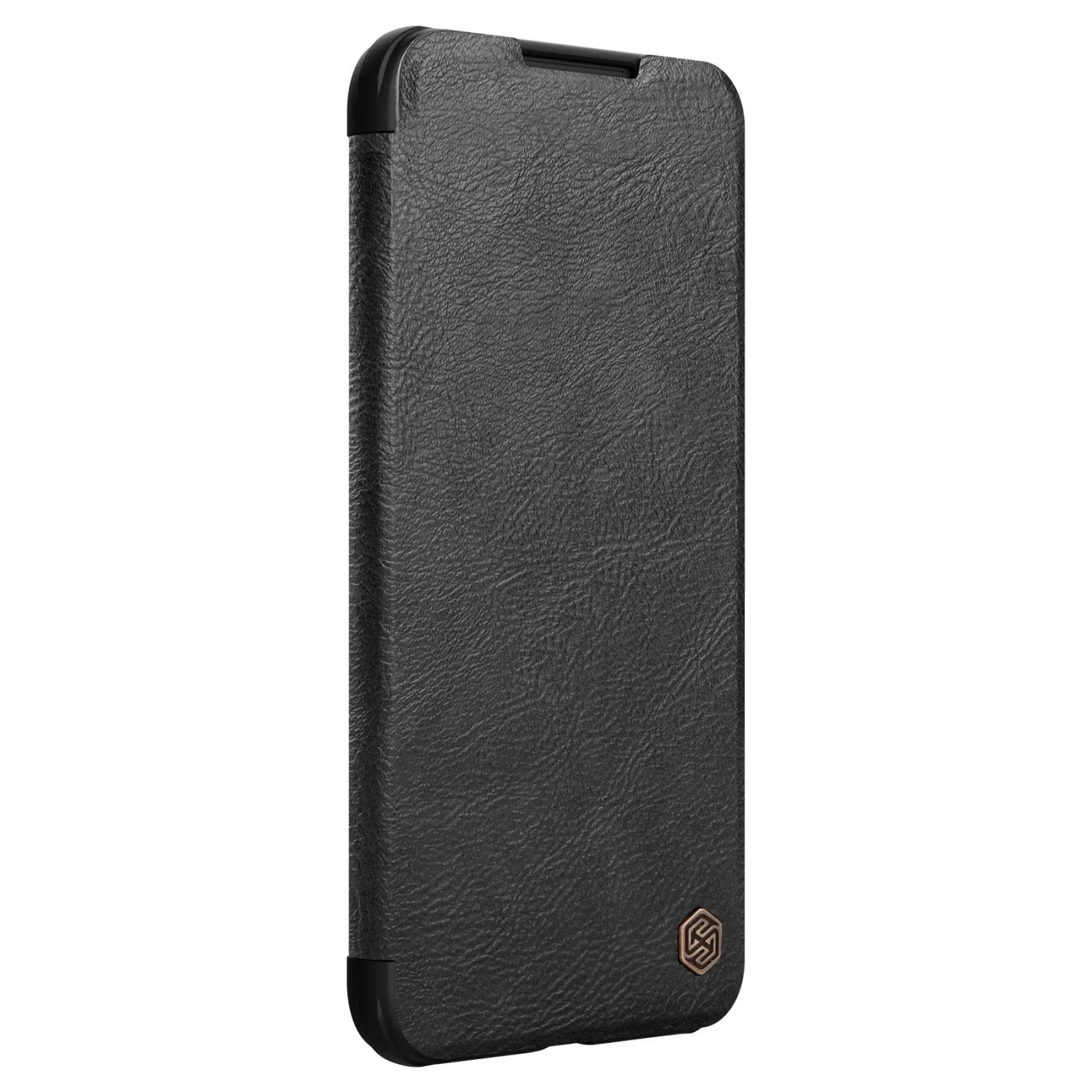 Samsung Galaxy S22 Plus fodral svart Nillkin Qin Leather Pro
