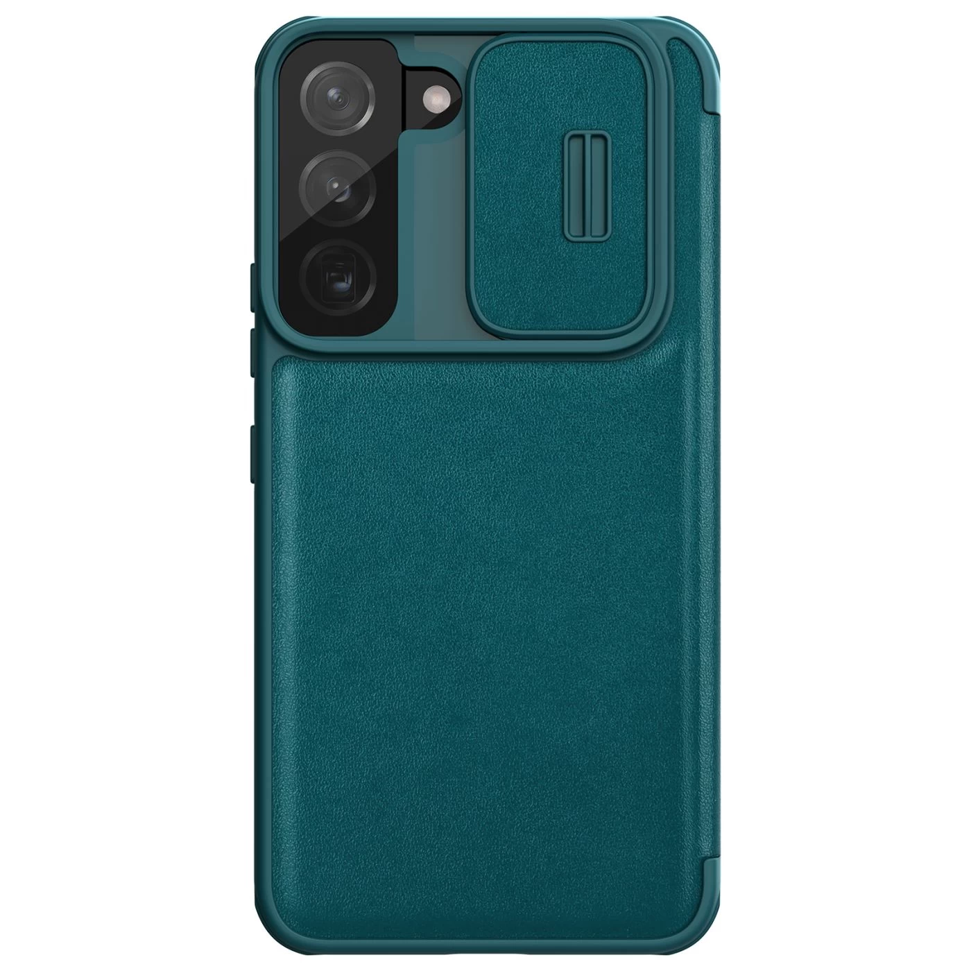 Samsung Galaxy S22 Plus fodral grön Nillkin Qin Leather Pro (Plain Version)
