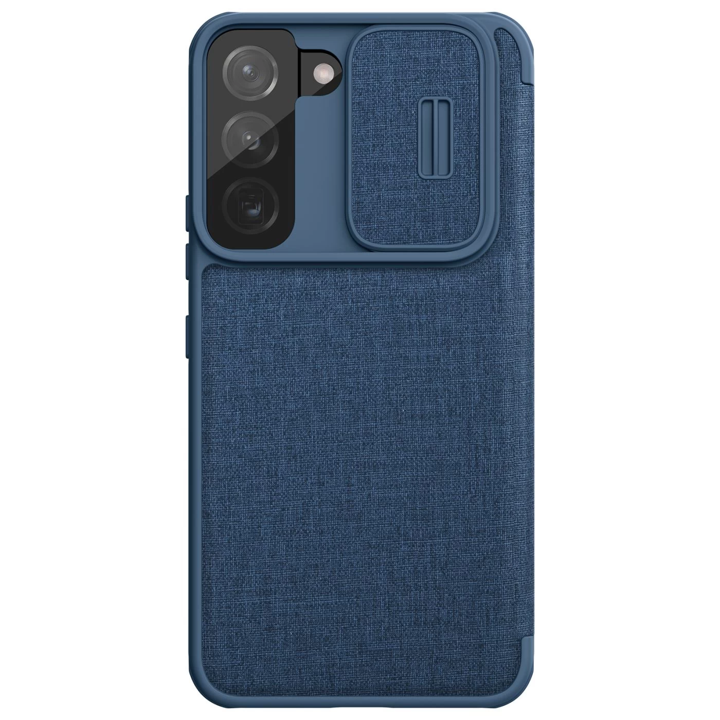 Samsung Galaxy S22 Plus fodral blå Nillkin Qin Leather Pro (Cloth Version)