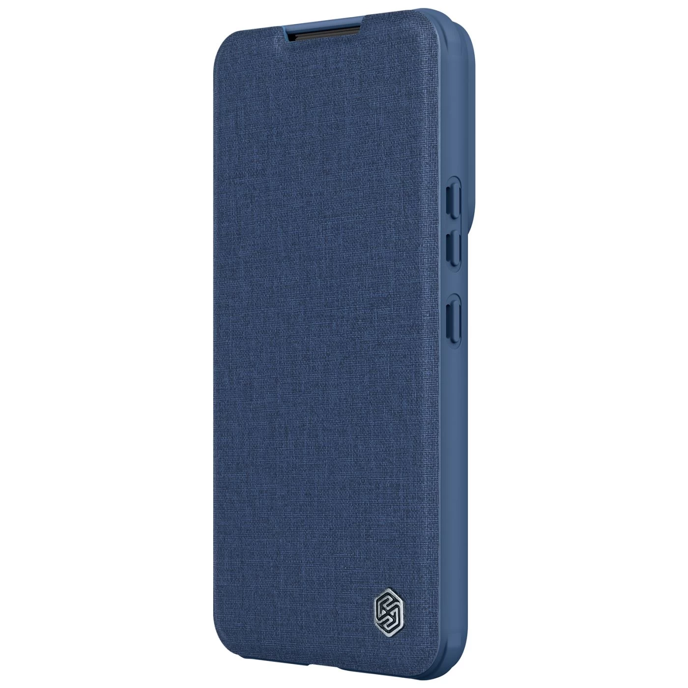 Samsung Galaxy S22 Plus fodral blå Nillkin Qin Leather Pro (Cloth Version)