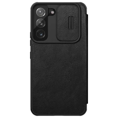 Samsung Galaxy S22 Plus fodral svart Nillkin Qin Leather  Pro