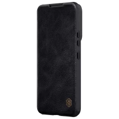 Samsung Galaxy S22 Plus fodral svart Nillkin Qin Leather  Pro