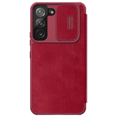 Samsung Galaxy S22 Plus fodral röd Nillkin Qin Leather  Pro