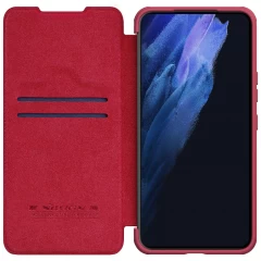 Samsung Galaxy S22 Plus fodral röd Nillkin Qin Leather  Pro