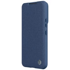 Samsung Galaxy S22 Plus fodral blå Nillkin Qin Leather Pro (Cloth Version)