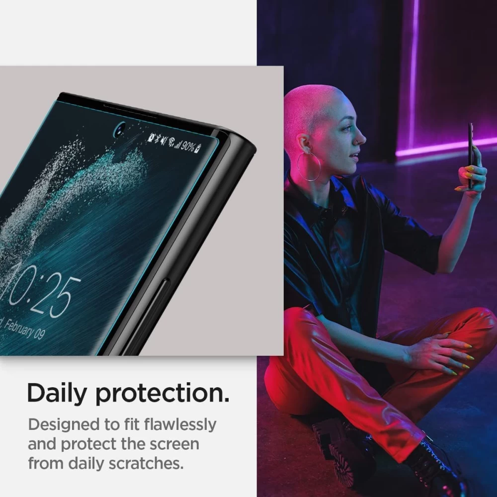 Samsung Galaxy S22 Ultra panssarilasi  SPIGEN Neo Flex (2-pack)